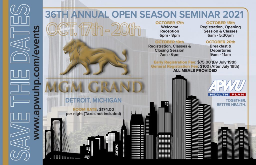 APWU Health Plan 36th Annual Open Season Seminar